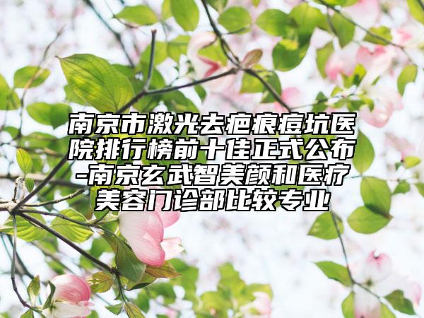 南京市激光去疤痕痘坑医院排行榜前十佳正式公布-南京玄武智美颜和医疗美容门诊部比较专业