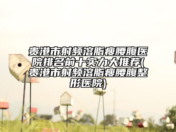 贵港市射频溶脂瘦腰腹医院排名前十实力大推荐(贵港市射频溶脂瘦腰腹整形医院)