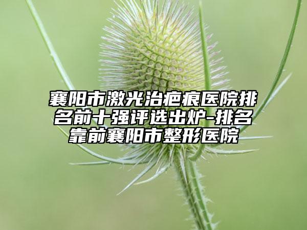 襄阳市激光治疤痕医院排名前十强评选出炉-排名靠前襄阳市整形医院