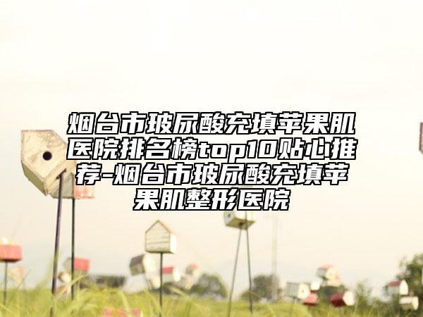 烟台市玻尿酸充填苹果肌医院排名榜top10贴心推荐-烟台市玻尿酸充填苹果肌整形医院