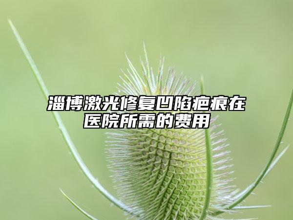 淄博激光修复凹陷疤痕在医院所需的费用