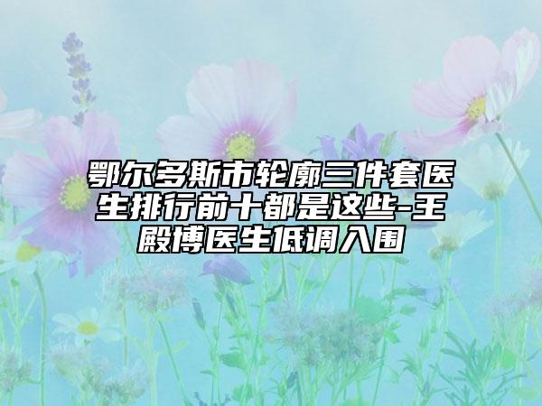 鄂尔多斯市轮廓三件套医生排行前十都是这些-王殿博医生低调入围