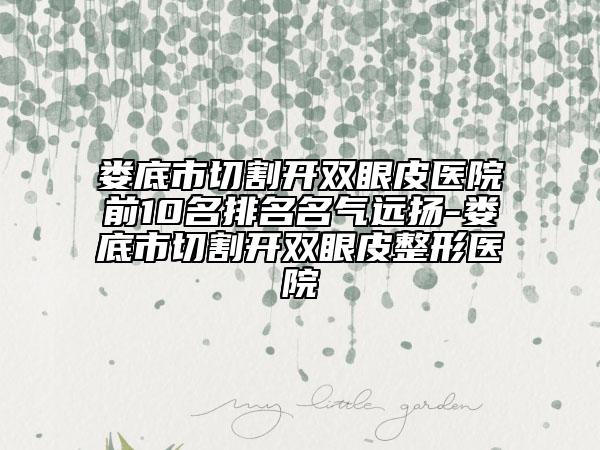 娄底市切割开双眼皮医院前10名排名名气远扬-娄底市切割开双眼皮整形医院