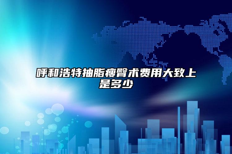 呼和浩特抽脂瘦臀术费用大致上是多少