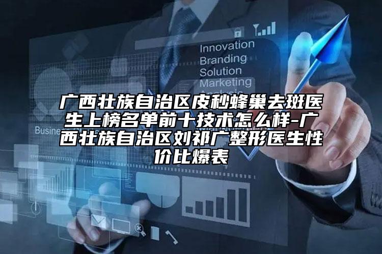 广西壮族自治区皮秒蜂巢去斑医生上榜名单前十技术怎么样-广西壮族自治区刘祁广整形医生性价比爆表