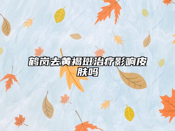 鹤岗去黄褐斑治疗影响皮肤吗