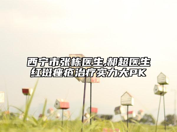 西宁市张栋医生,郝超医生红斑痤疮治疗实力大PK