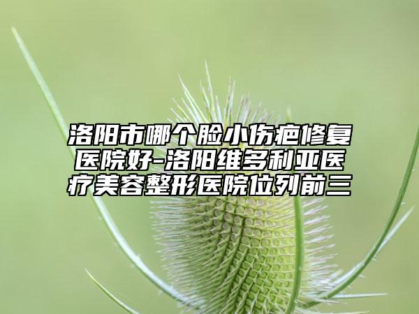 洛阳市哪个脸小伤疤修复医院好-洛阳维多利亚医疗美容整形医院位列前三