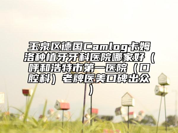 玉泉区德国Camlog卡姆洛种植牙牙科医院哪家好（呼和浩特市第一医院（口腔科）老牌医美口碑出众）