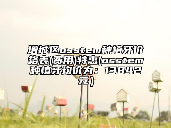 增城区osstem种植牙价格表(费用)特惠(osstem种植牙均价为：13842元）