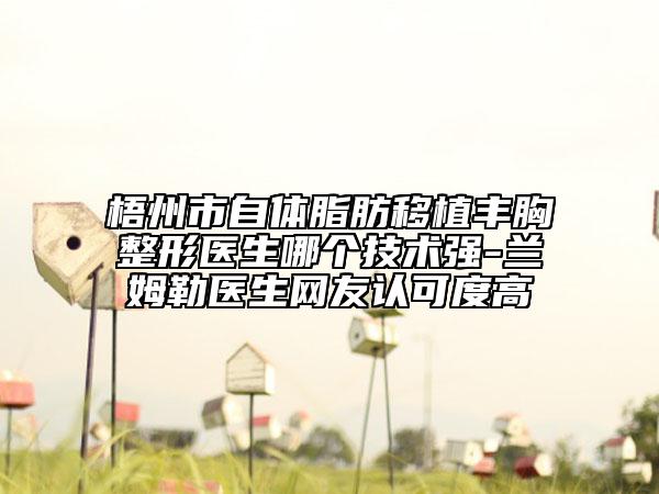 梧州市自体脂肪移植丰胸整形医生哪个技术强-兰姆勒医生网友认可度高