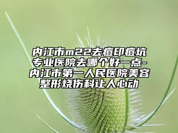 内江市m22去痘印痘坑专业医院去哪个好一点-内江市第一人民医院美容整形烧伤科让人心动