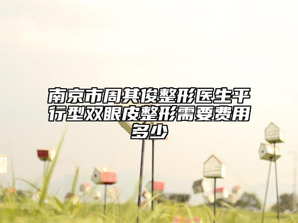 南京市周其俊整形医生平行型双眼皮整形需要费用多少