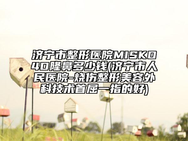 济宁市整形医院MISKO4D隆鼻多少钱(济宁市人民医院-烧伤整形美容外科技术首屈一指的好)