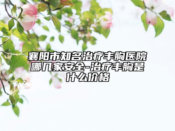 襄阳市知名治疗丰胸医院哪几家安全-治疗丰胸是什么价格