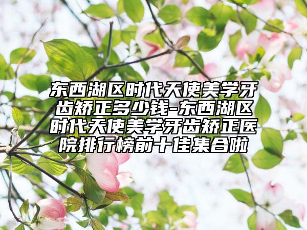 东西湖区时代天使美学牙齿矫正多少钱-东西湖区时代天使美学牙齿矫正医院排行榜前十佳集合啦