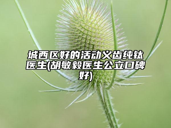 城西区好的活动义齿纯钛医生(胡敏毅医生公立口碑好)
