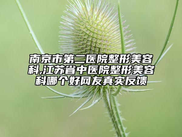 南京市第二医院整形美容科,江苏省中医院整形美容科哪个好网友真实反馈