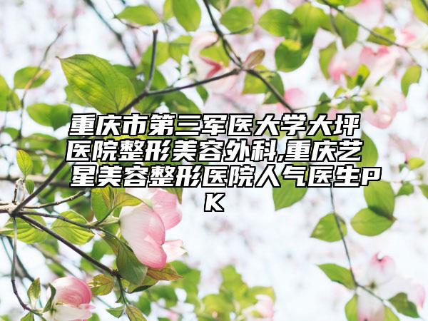 重庆市第三军医大学大坪医院整形美容外科,重庆艺星美容整形医院人气医生PK