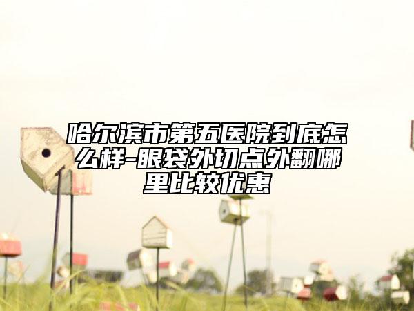 哈尔滨市第五医院到底怎么样-眼袋外切点外翻哪里比较优惠