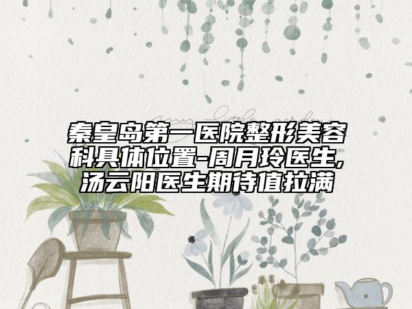 秦皇岛第一医院整形美容科具体位置-周月玲医生,汤云阳医生期待值拉满