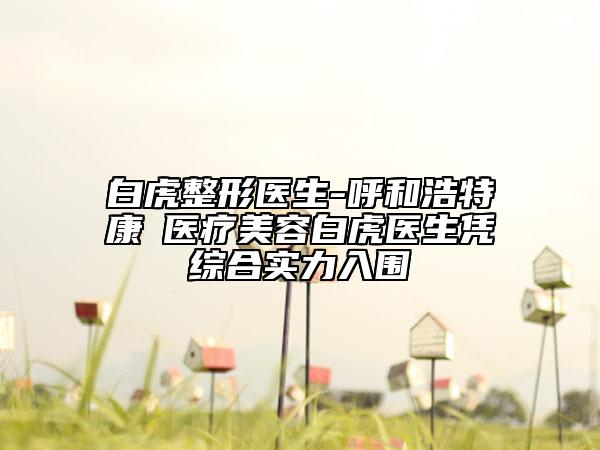 白虎整形医生-呼和浩特康晞医疗美容白虎医生凭综合实力入围