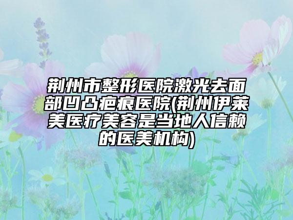 荆州市整形医院激光去面部凹凸疤痕医院(荆州伊莱美医疗美容是当地人信赖的医美机构)