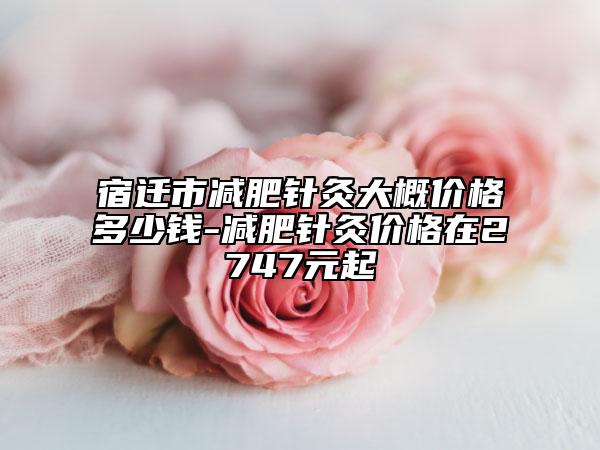宿迁市减肥针灸大概价格多少钱-减肥针灸价格在2747元起