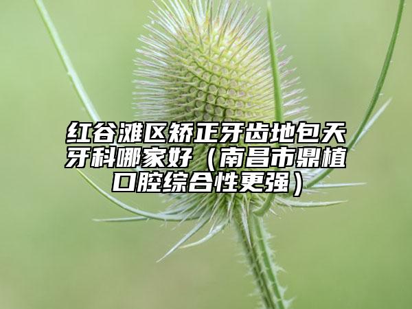 红谷滩区矫正牙齿地包天牙科哪家好（南昌市鼎植口腔综合性更强）