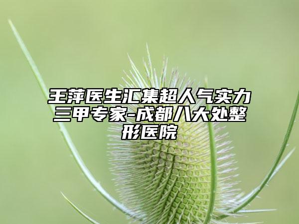 王萍医生汇集超人气实力三甲专家-成都八大处整形医院