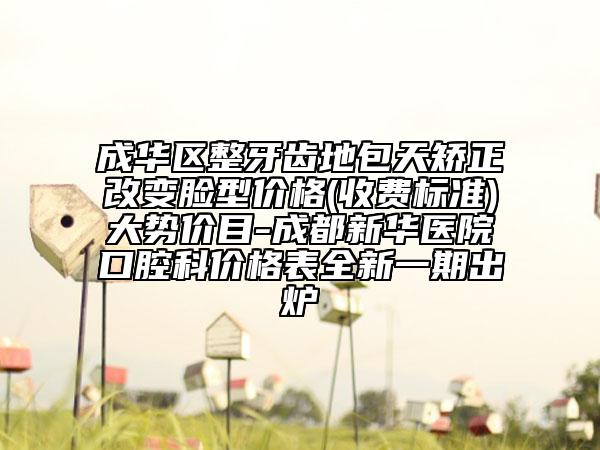 成华区整牙齿地包天矫正改变脸型价格(收费标准)大势价目-成都新华医院口腔科价格表全新一期出炉