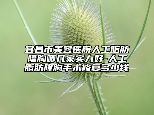 宜昌市美容医院人工脂肪隆胸哪几家实力好-人工脂肪隆胸手术修复多少钱