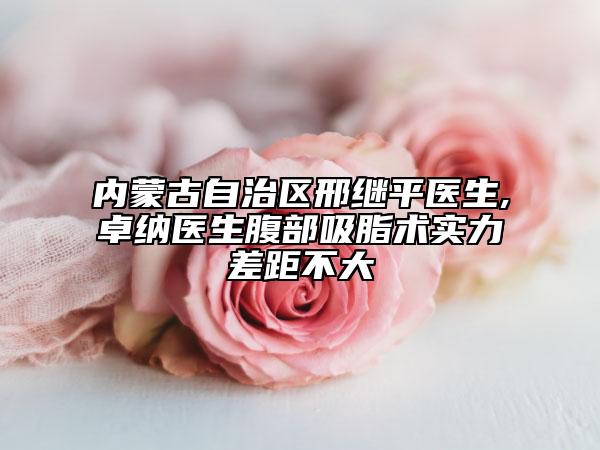 内蒙古自治区邢继平医生,卓纳医生腹部吸脂术实力差距不大