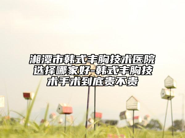 湘潭市韩式丰胸技术医院选择哪家好-韩式丰胸技术手术到底贵不贵
